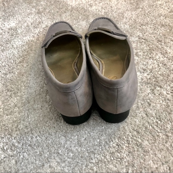Anne Klein Gray Suede Loafers - Picture 4 of 13